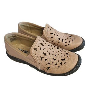 Womens Loafers Jambu JBU size 7 Slip On Oxford Pink Blush Memory Foam